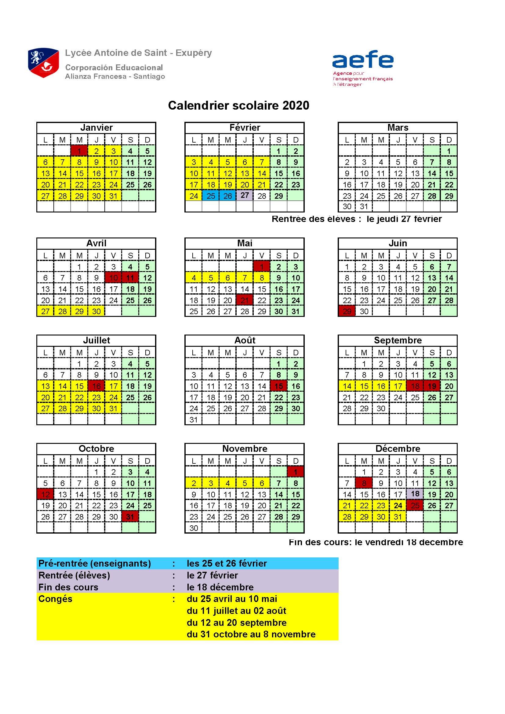 Calendario Escolar Chile | calendario may 2021